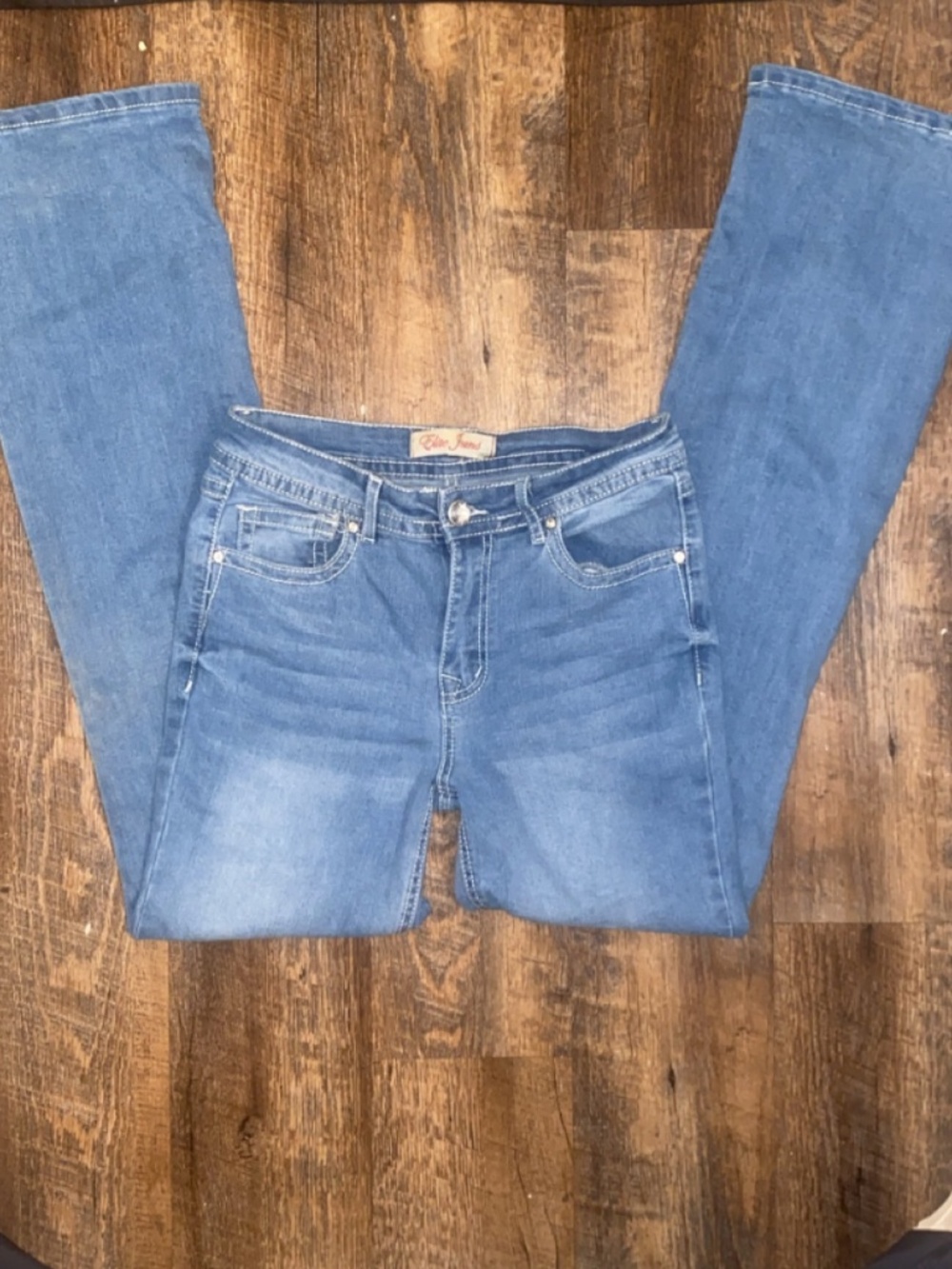 Vintage Elite Jeans Women’s Western High-Waisted Bootcut Jeans 28”
